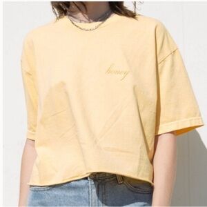 J.Galt Brandy Melville Honey Short Sleeve Shirt - OS